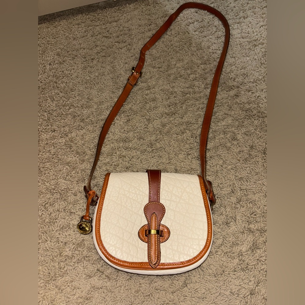 Vintage 90s Dooney & Bourke Leather Crossbody